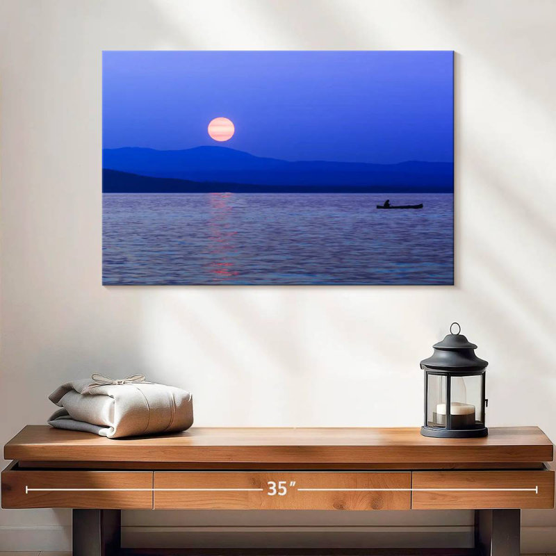 Alvord Lake Champlain Blue Hour, 16" H x 24" W