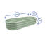 Metal Raised Garden Bed-110808973-110808971