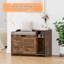 Wooden Cat Litter Box Enclosure with Top Opening and Storage-1334346494