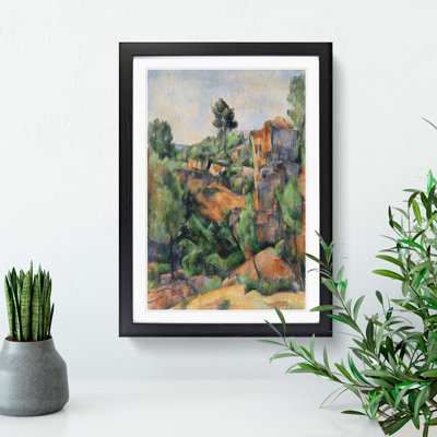 Bibemus Quarry by Paul Cezanne - Picture Frame Painting