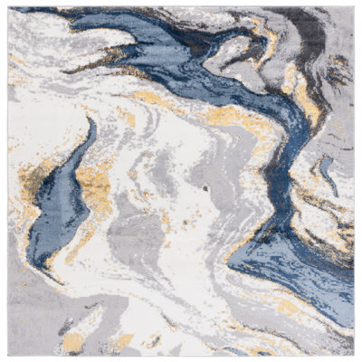 Tapis abstrait Luigia Performance Performance
