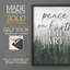 «Peace on Earth», reproduction encadrée - bois massif-705349415-705349403