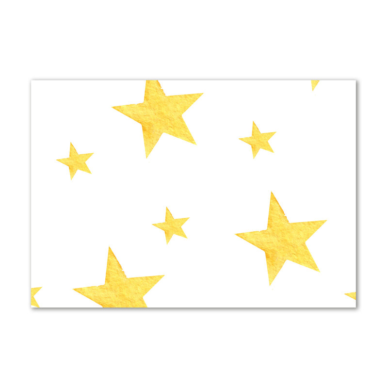 Yellow Stars - Wrapped Canvas Print