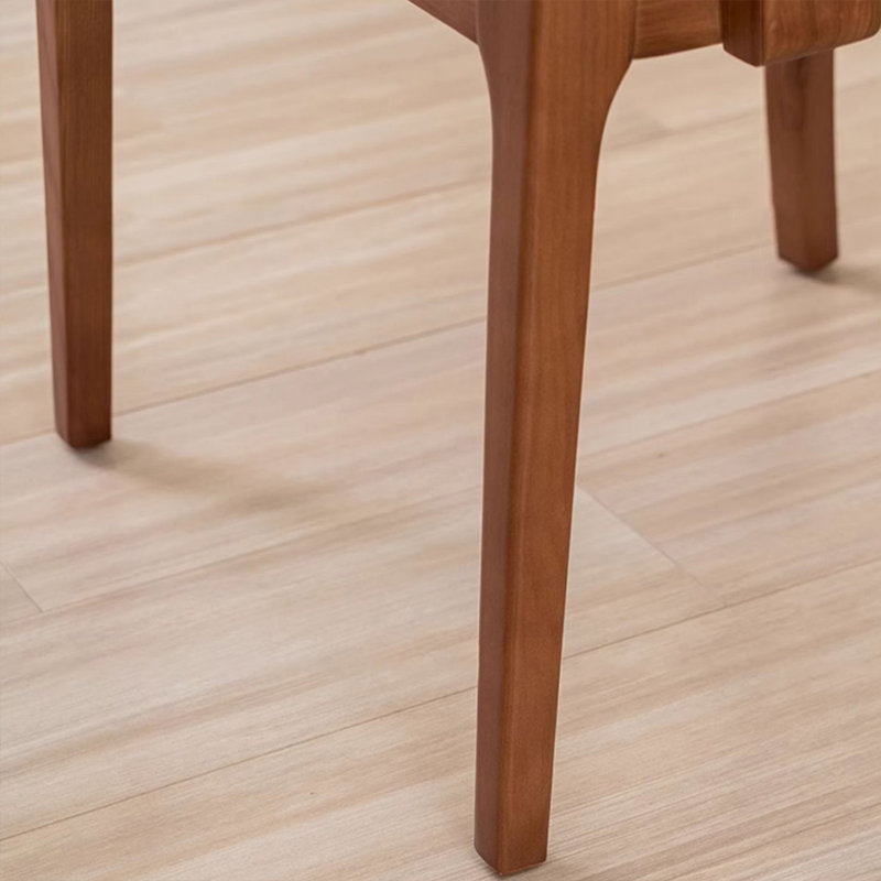 Chaise avec accoudoirs à dossier uni brun 21,06 po (ensemble de 2)