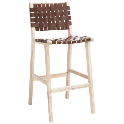 Alston Leather Bar and Counter Stool