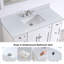 Plateau de meuble-lavabo simple 48 po avec lavabo