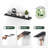 Furinno TANNA Floating Shelves for Wall Set of 2, 12 x 47 Wall Shelf, Wall Mounted Floating Shelf with Invisible Bracket, 2-in Thick Shelf, for Bathroom, Living Room, Bedroom, Home Office, Americano-125044789