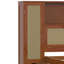 Lit simple en bois avec deux casiers de rangement, un tiroir et une tablette de rangement-121079809