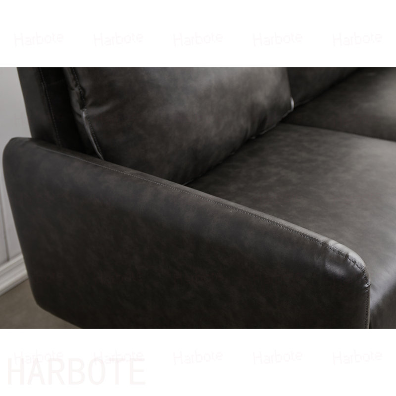 Canapé en PU, PU-Dark Grey
