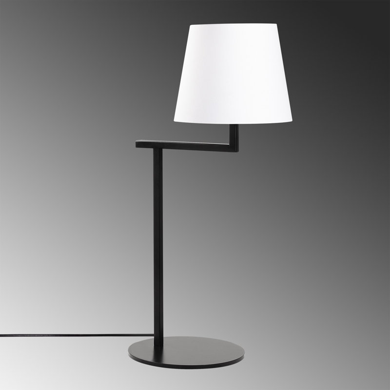 Lampe de bureau noire 19,69 po Ellesmere