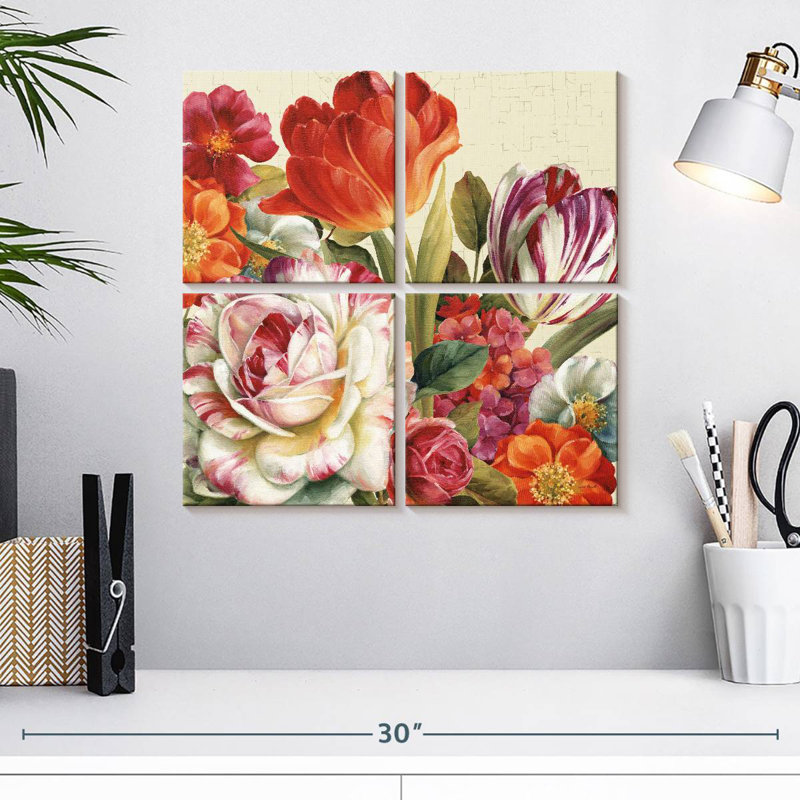 Fleurs Harnek Garden View Tossed, H 18 po x l 18 po
