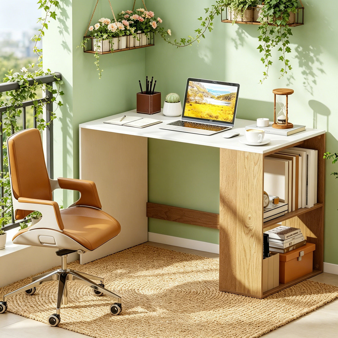 Modern Home Office Computer Desk with Storage