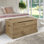 Repose-pieds en bois avec coffre Coppii | Loon Peak®