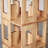 Burlywood Modern Solid wood Rotating Bookshelf