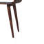 Console en bois massif de style nordique Amaya, rangement ouvert, châtaignier, brun foncé