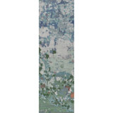 Wildflowers Hand-Tufted Recycled Polyester Indoor/Outdoor Blue Area Rug