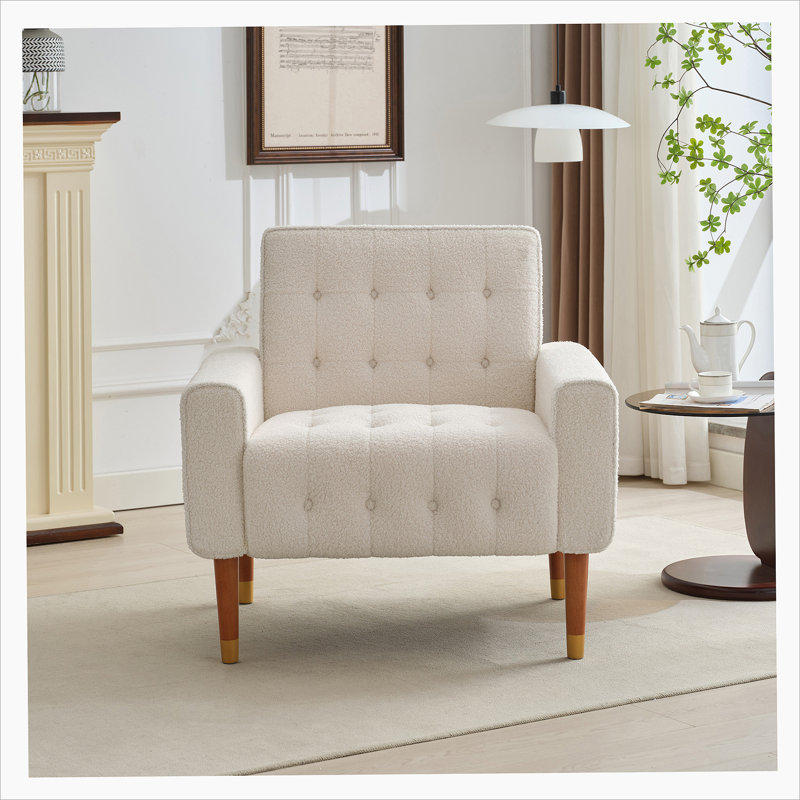 Fauteuil Wyton, Beige Boucle