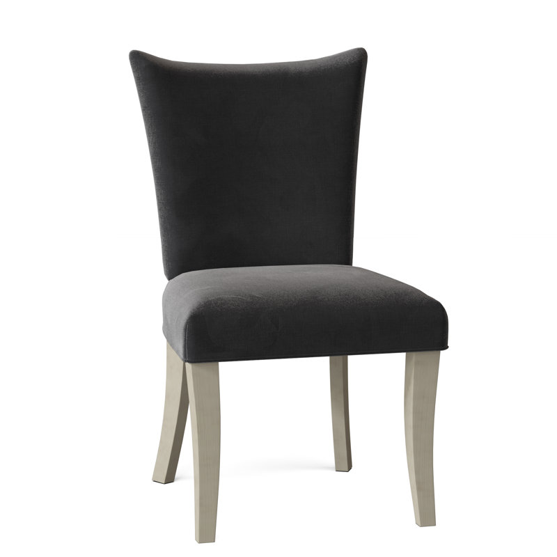 Casey Upholstered Parsons Chair, Almond Buff, 2018 Snow