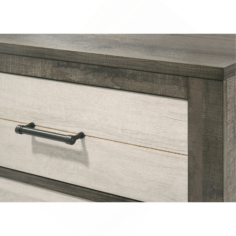 Commode 1 pièce commode à deux tons avec tiroirs de rangement pratiques