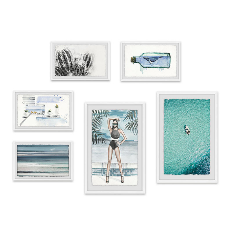 «Message in a Bottle» Hexaptych