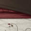 Édredon pour grand lit rouge 7 pièces - Aspect transitionnel et rembourrage en tissu de broderie comprenant un édredon, des taies décoratives, des oreillers et des jupes de lit Élégant lavable à la machine-118650070-118650074