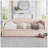 Daybed With Extended Pop Up Trundle, Upholstered Sofa Bed Daybed, Space-Saving Twin To King Design, Perfect For Guest Room, Velvet-322327241