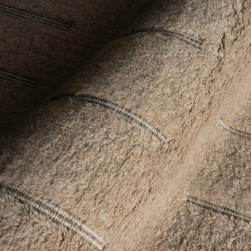 Grey Modern Solid Rug, Rectangle 7'6" x 9'6"
