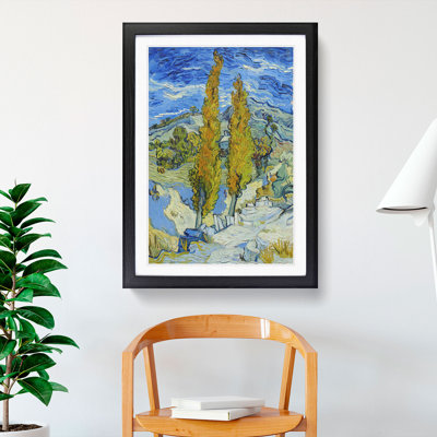 The Poplar Trees by Vincent Van Gogh - Framed Print