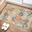 Tapis lavable - crème / multicolore - petit, ultra-mince, antidérapant, intérieur, vestibule / salle de bain / chambre à coucher, tapis de style oriental