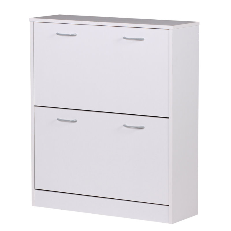 Sahara 20 Pair Flip Down Shoe Storage, White