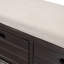 Banc de rangement avec panier amovible et 2 tiroirs-362938662
