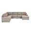 Canapé modulaire rembourré 7 pièces Ruriko-2072599276