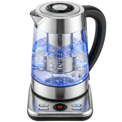 HOMCOM Electric Kettle, 1.7L 3KW Water Kettle with UK Strix Thermostat