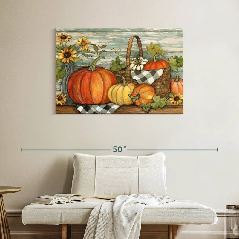 Yarlin Fall Harvest, 26" H x 39" W