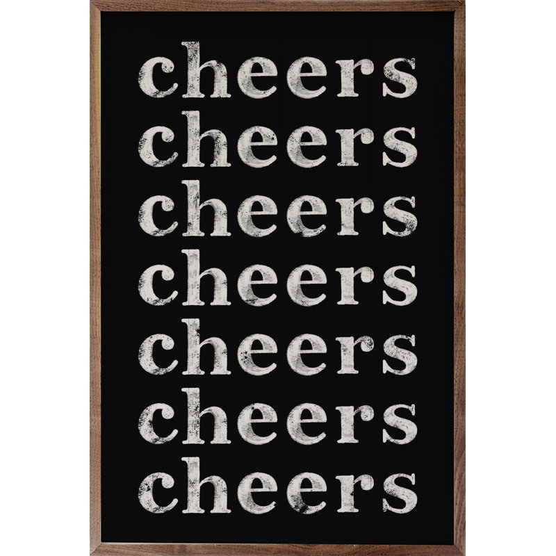 Répétition Cheers - noir, Noir