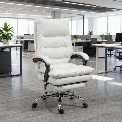 Fauteuil inclinable chauffant et massant avec repose-pieds
