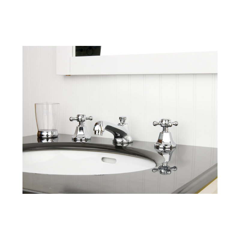 Metropolitan Widespread Bathroom Faucet with Pop-Up Drain, Polished Chrome