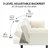 Minimalist 74-Inch Tufted Convertible Multifunctional Sofa Bed, Compact Living Room & Bedroom Leisure Sofa for Small Spaces-1587380913