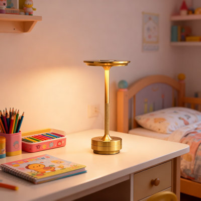 Cordless Rechargeable Table Lamp Set Of 2, Portable LED Touch Bedside Lamp With 5000Mah Battery, 3 Color Stepless Dimming, Wireless For Indoor Outdoor Use