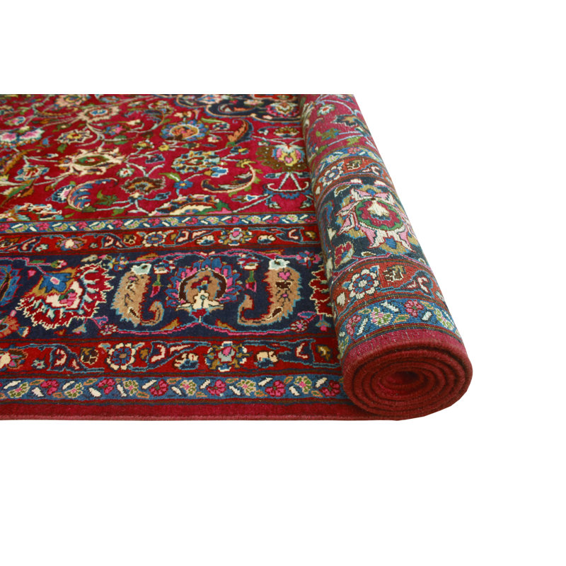 Khusbu Distressed Hebert Red Rug