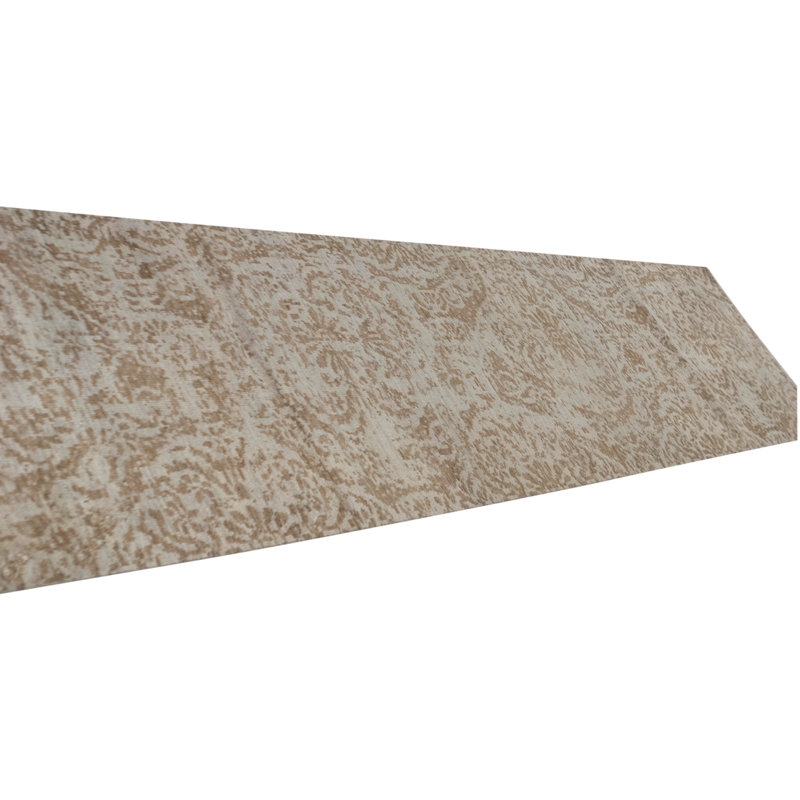 Hand Knotted Wool Area Rug in Natural