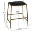 Tabouret de comptoir 25,5 po Capresha