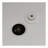 Matte white cover of brass pop-up drainer for stone resin freestanding bathtub