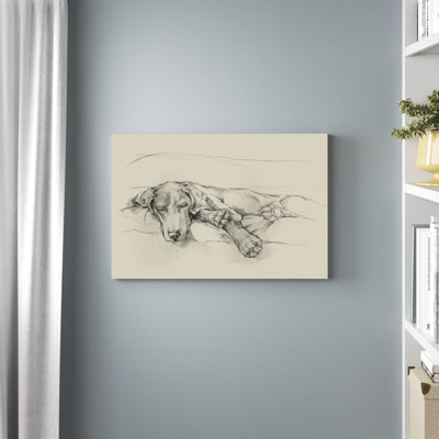 Dog Days II 1 Piece Wall Art