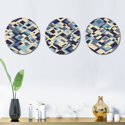 Abstract Wall Decor on Metal