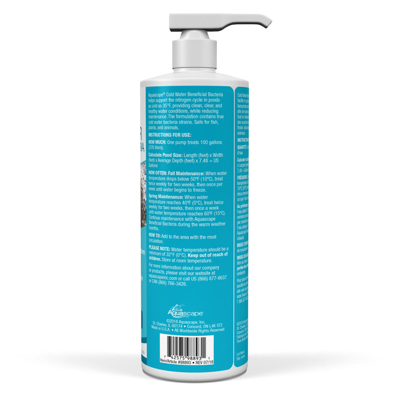 16 oz Cold Water Beneficial Bacteria for Ponds