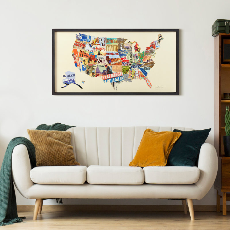 «Across America», art mural sous verre