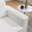 Fauteuil d'appoint surdimensionné avec accoudoirs larges-2102825016