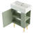 Bathroom vanity with Ceramic Sink Right side storage-105507283