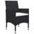  Dining Set Black, Cream White-981262636-981262638